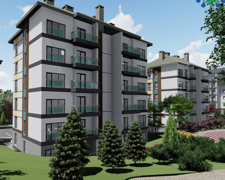 Tamamlanan Projeler 3 Eskişehir İli Sarıcakaya İlçesi 77 Konut Yapımı